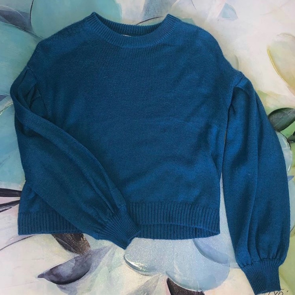 BP bubble sleeve sweater